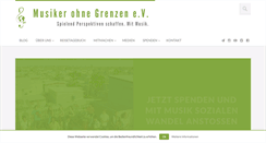 Desktop Screenshot of musikerohnegrenzen.de